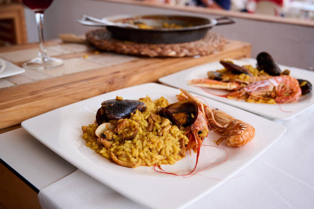 Restaurant à Puerto Alcudia au nord de Majorque